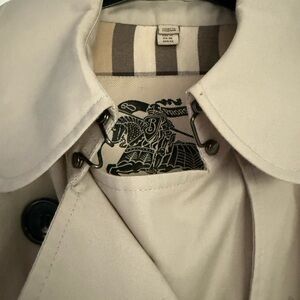 Classic Burberry Trench with Iconic Plaid